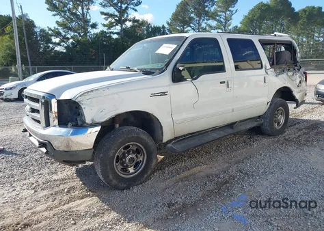 2000 Ford Excursion Xlt z USA, uszkodzony, nr VIN 1FMSU41F7YEB39575